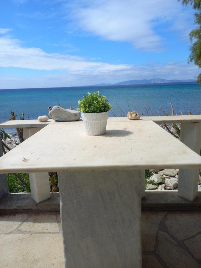 "Sea Front" Rose'S House Villa Kardhianí Eksteriør billede
